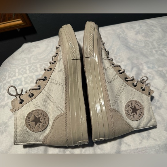 Conversechurch Taylor GORE-TEXHigh-Top men’s Sneakers in Taupe and Off-White